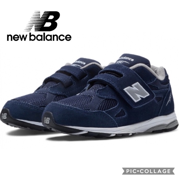 New Balance Other - KIDS!! New Balance Heritage Velcro Sneaker {Navy}